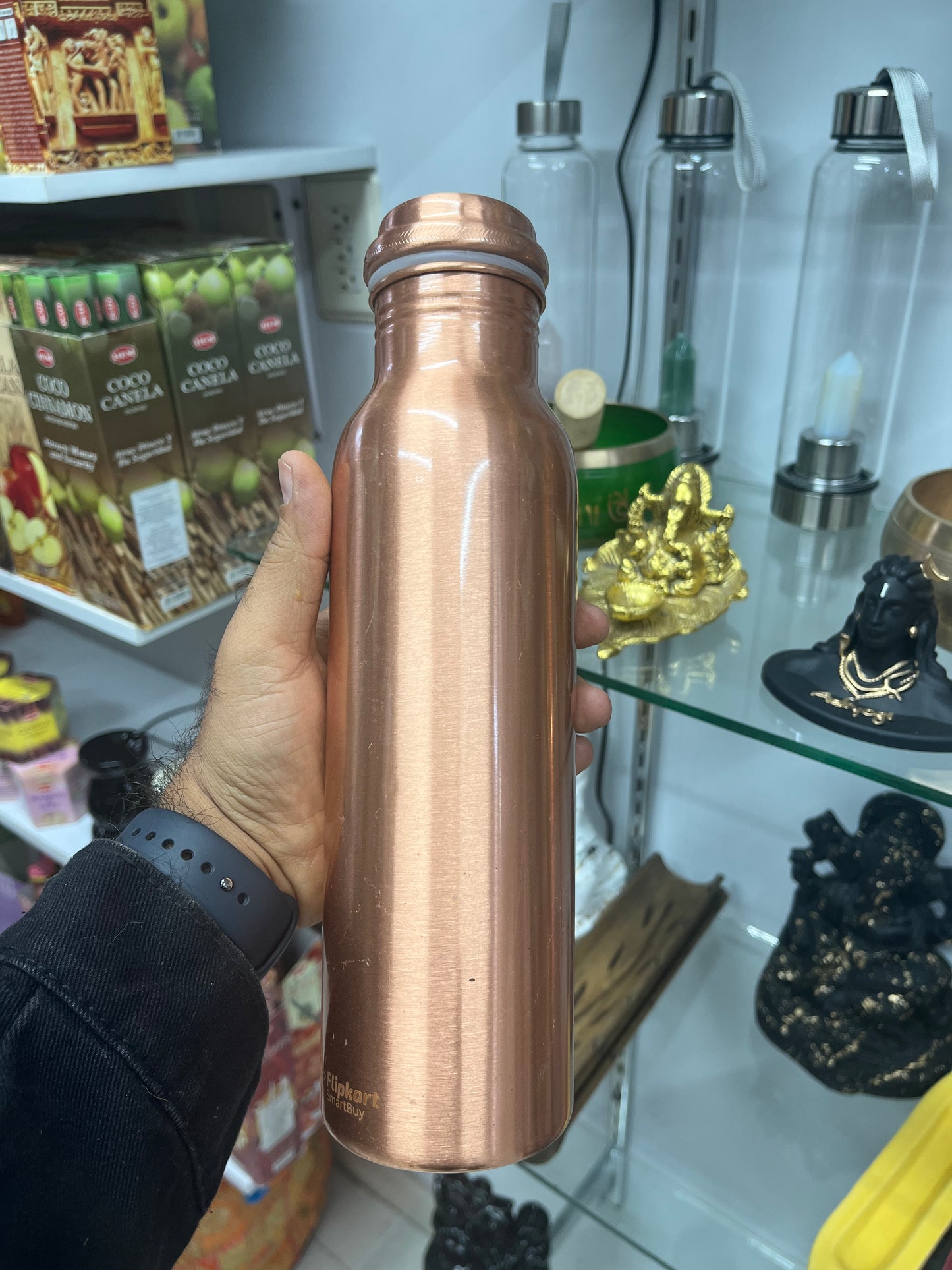 Botella de Cobre Premium – 100% Pura, Ecológica y con Estilo
