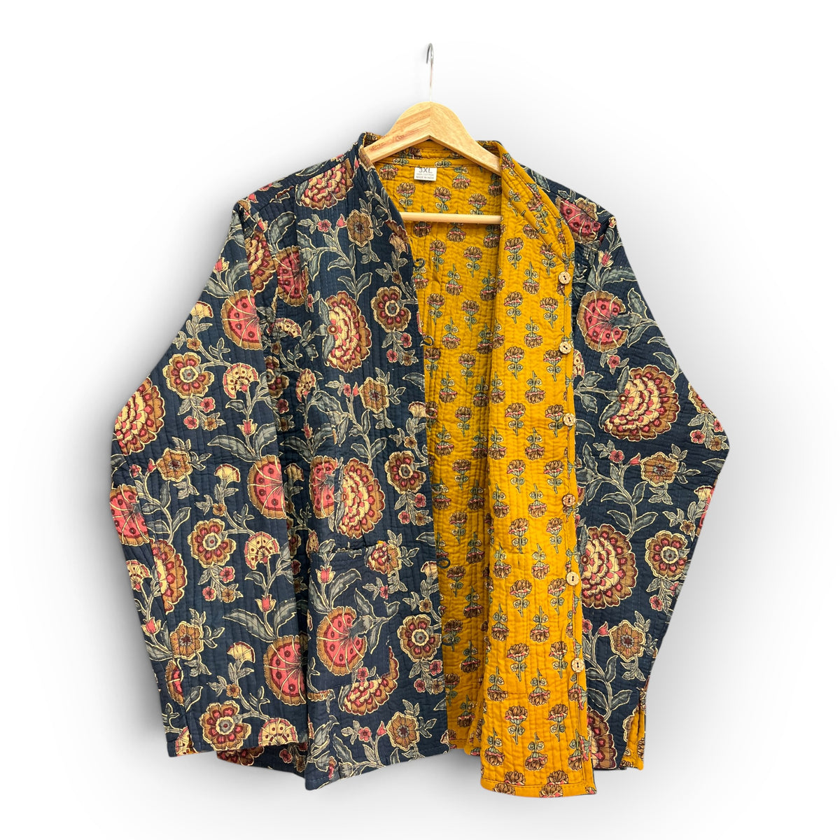 Saco Artesanal con Estampado — Talla 3XL 🌸✨