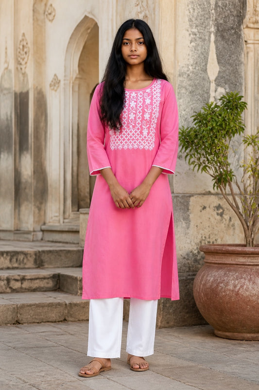 Kurti Hindú - Jodhpuri Rosa