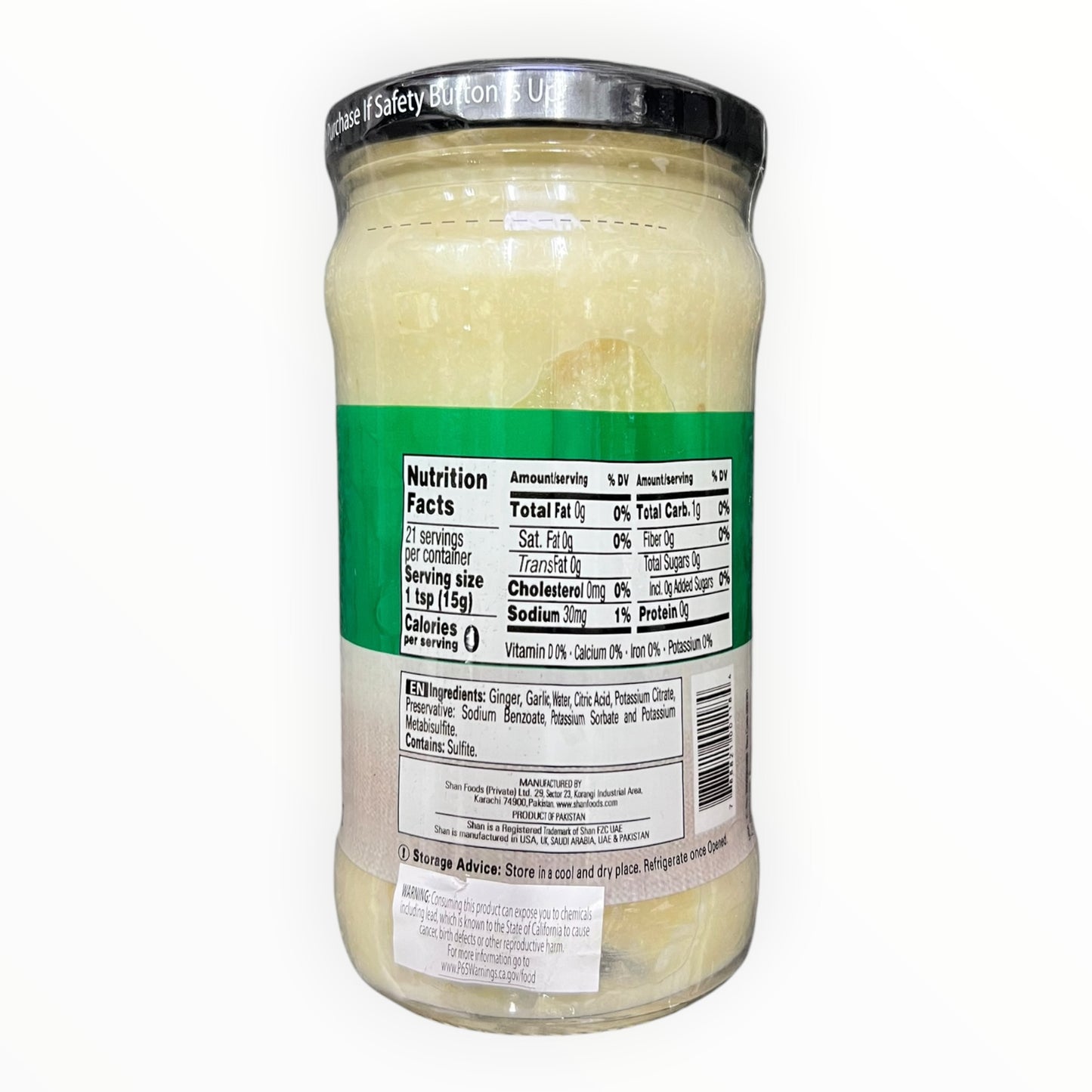 Pasta de Jengibre con Ajo 310g