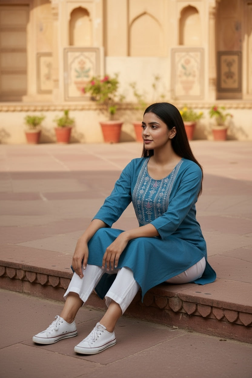 Kurti Hindú - Ajmer Verde