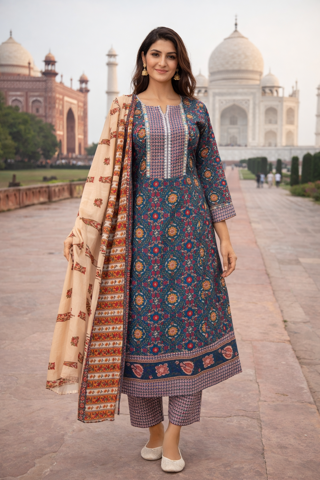 Salwar Kameez Artesanal: Conjunto Hindú (Modelos Únicos)