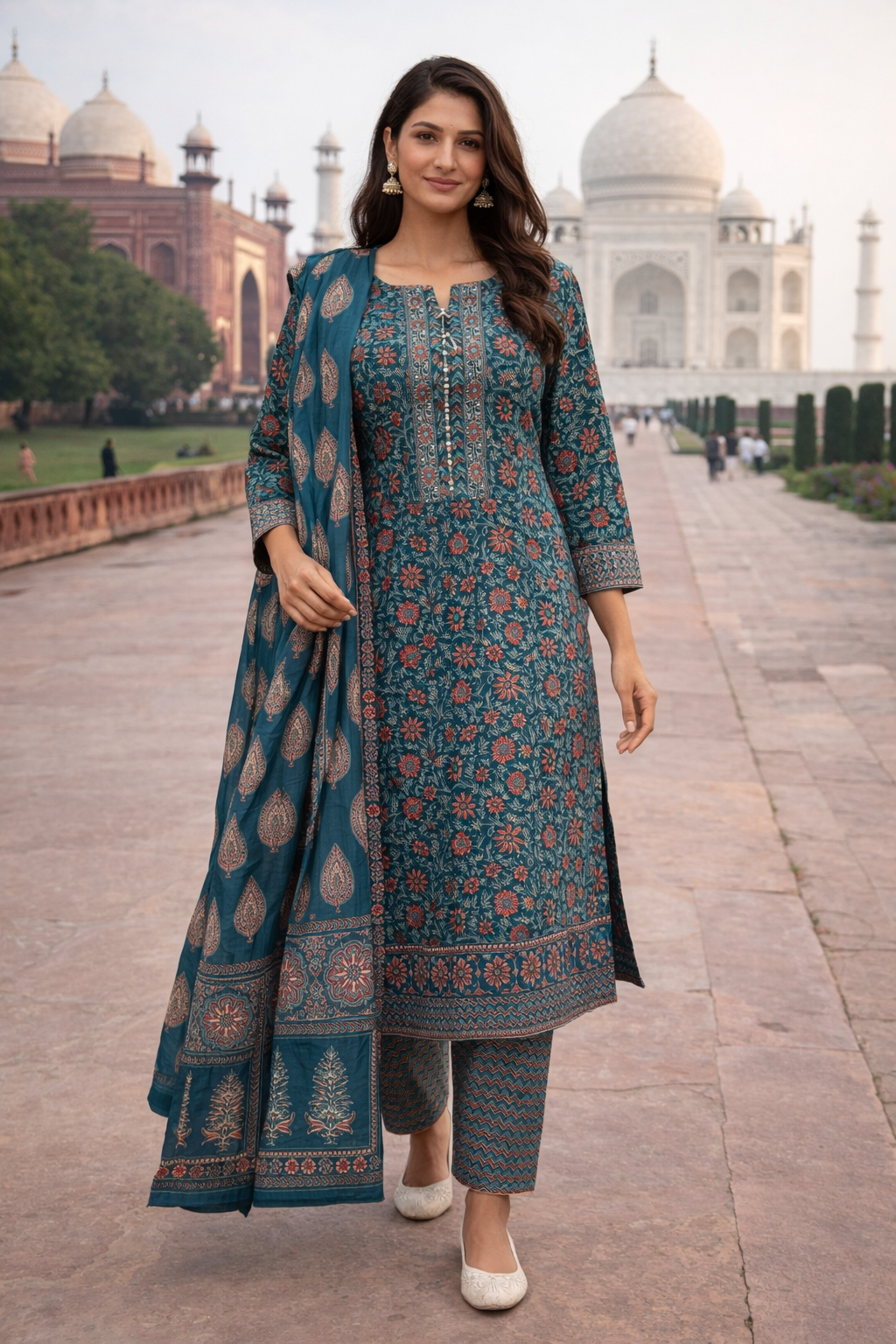 Salwar Kameez Artesanal: Conjunto Hindú (Modelos Únicos)