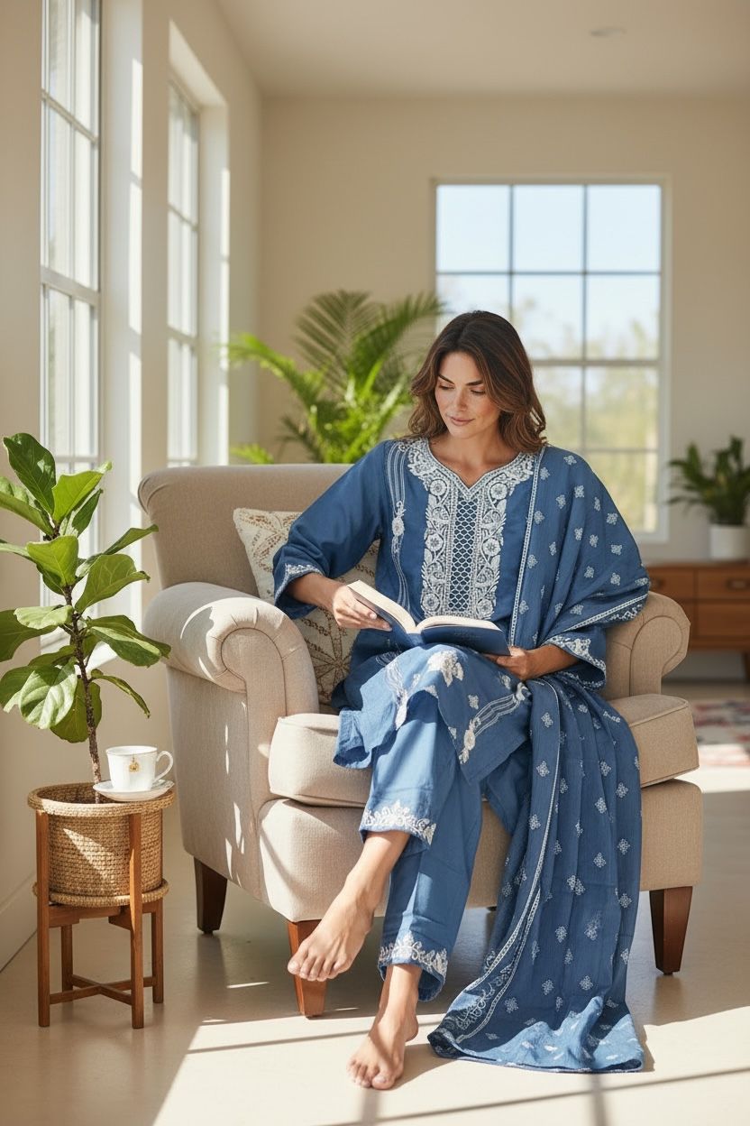 Salwar Kameez Artesanal: Conjunto Hindú (Modelos Únicos)