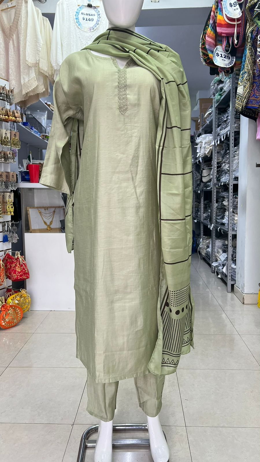 Salwar Kameez Artesanal: Conjunto Hindú (Modelos Únicos)