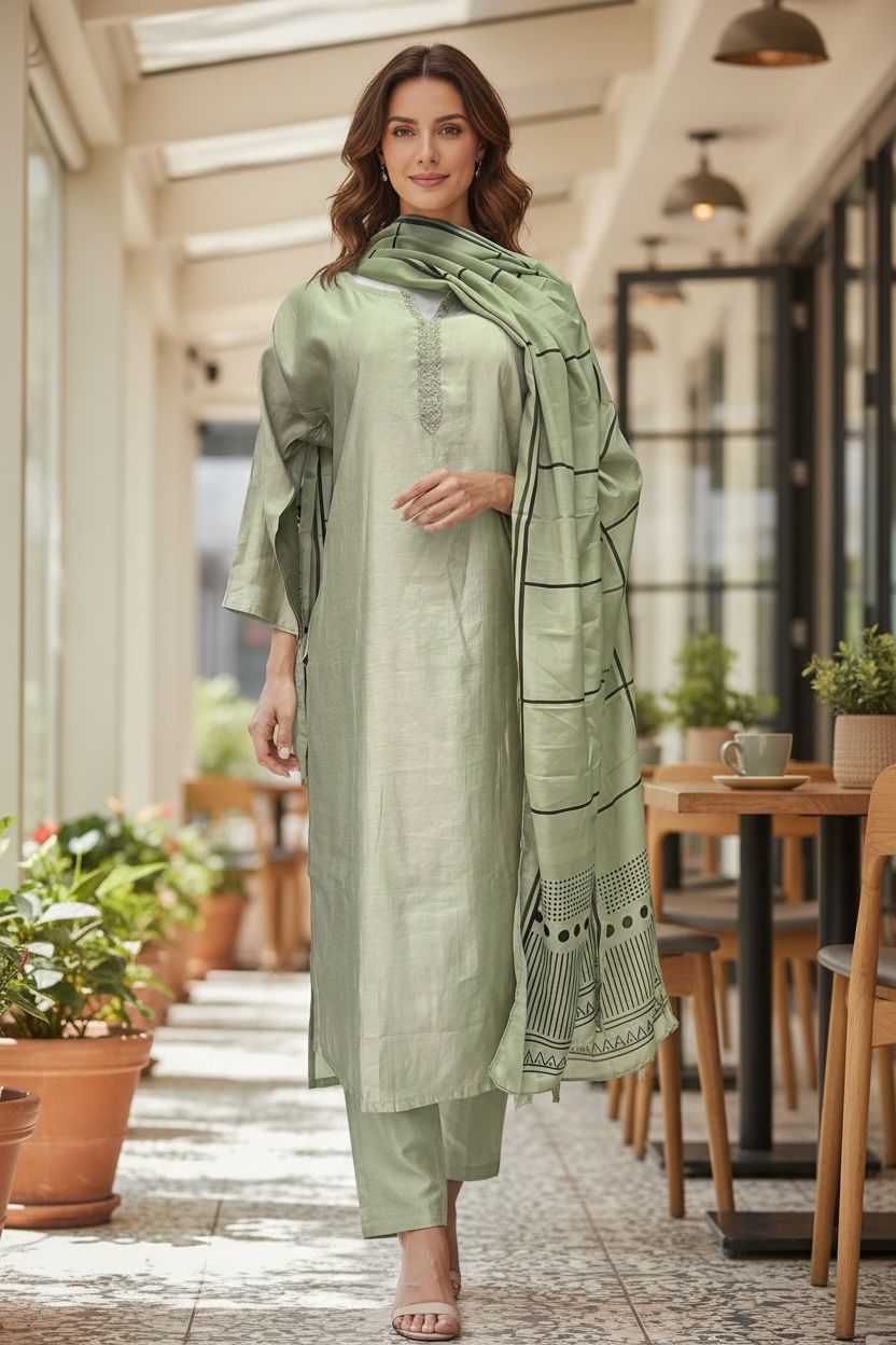 Salwar Kameez Artesanal: Conjunto Hindú (Modelos Únicos)