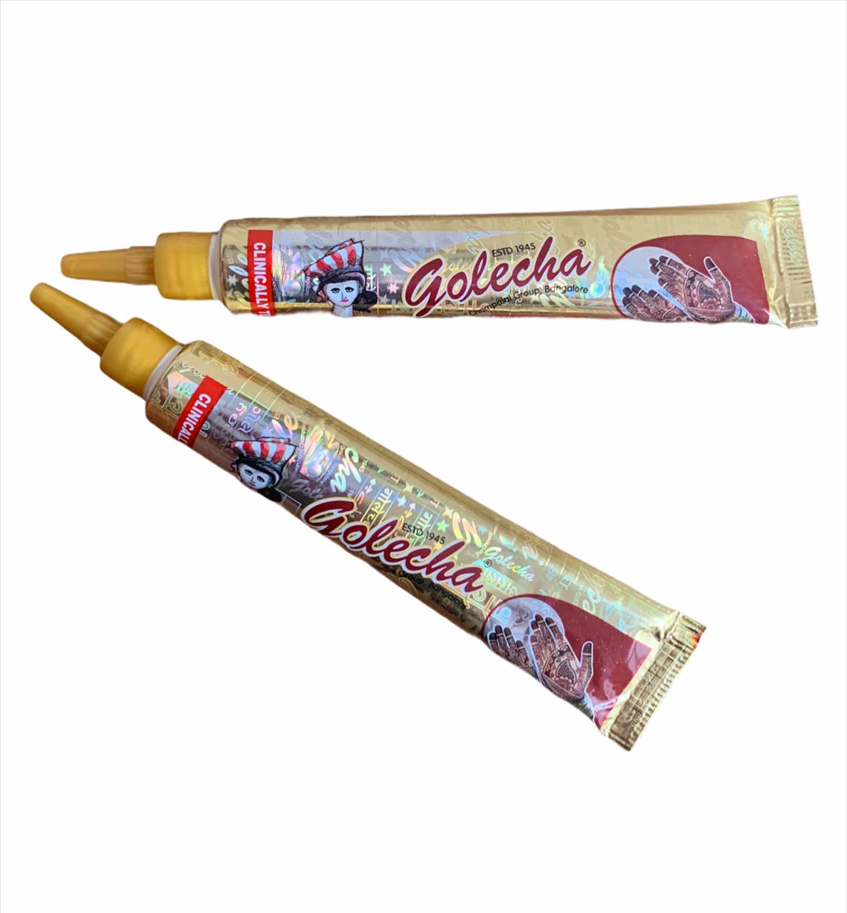 Henna Natural Para Tatuajes Temporales (2 Tubos)