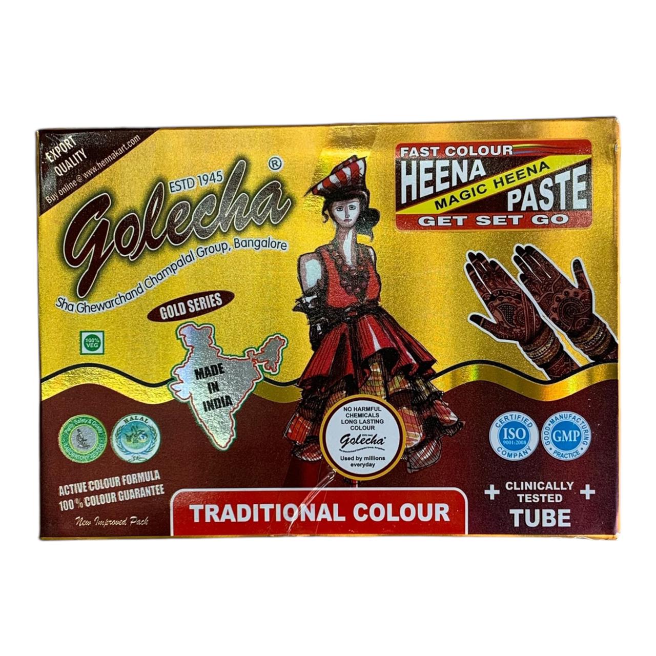 Henna Natural Para Tatuajes (10 Tubos)