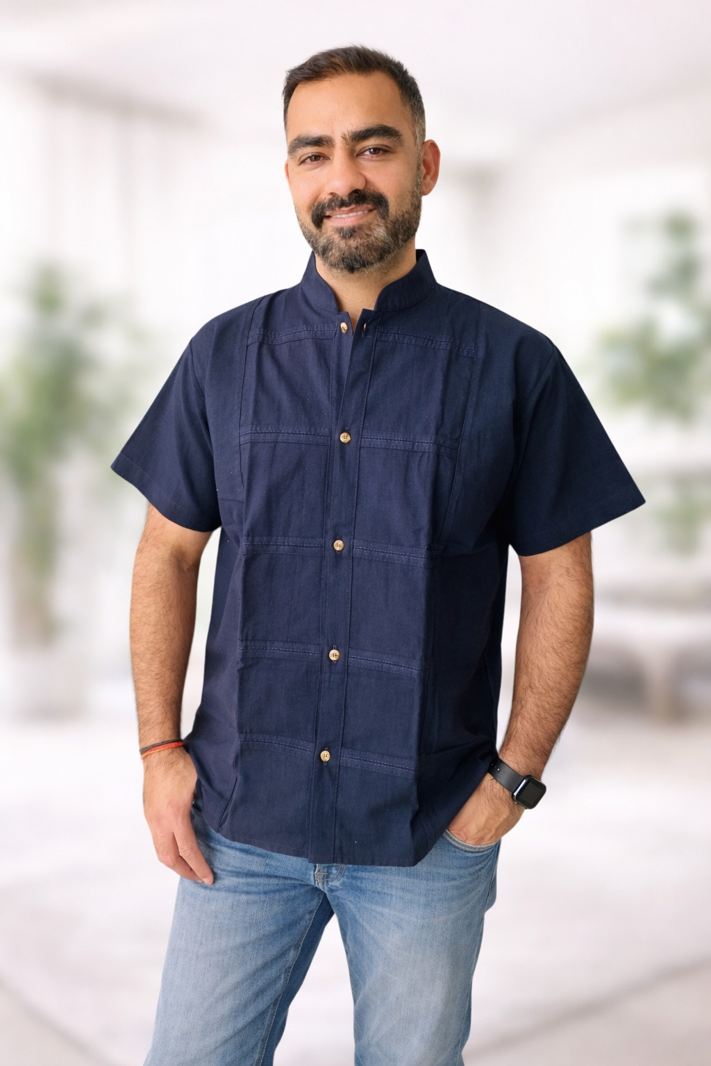 Guayabera Lisa para Caballero