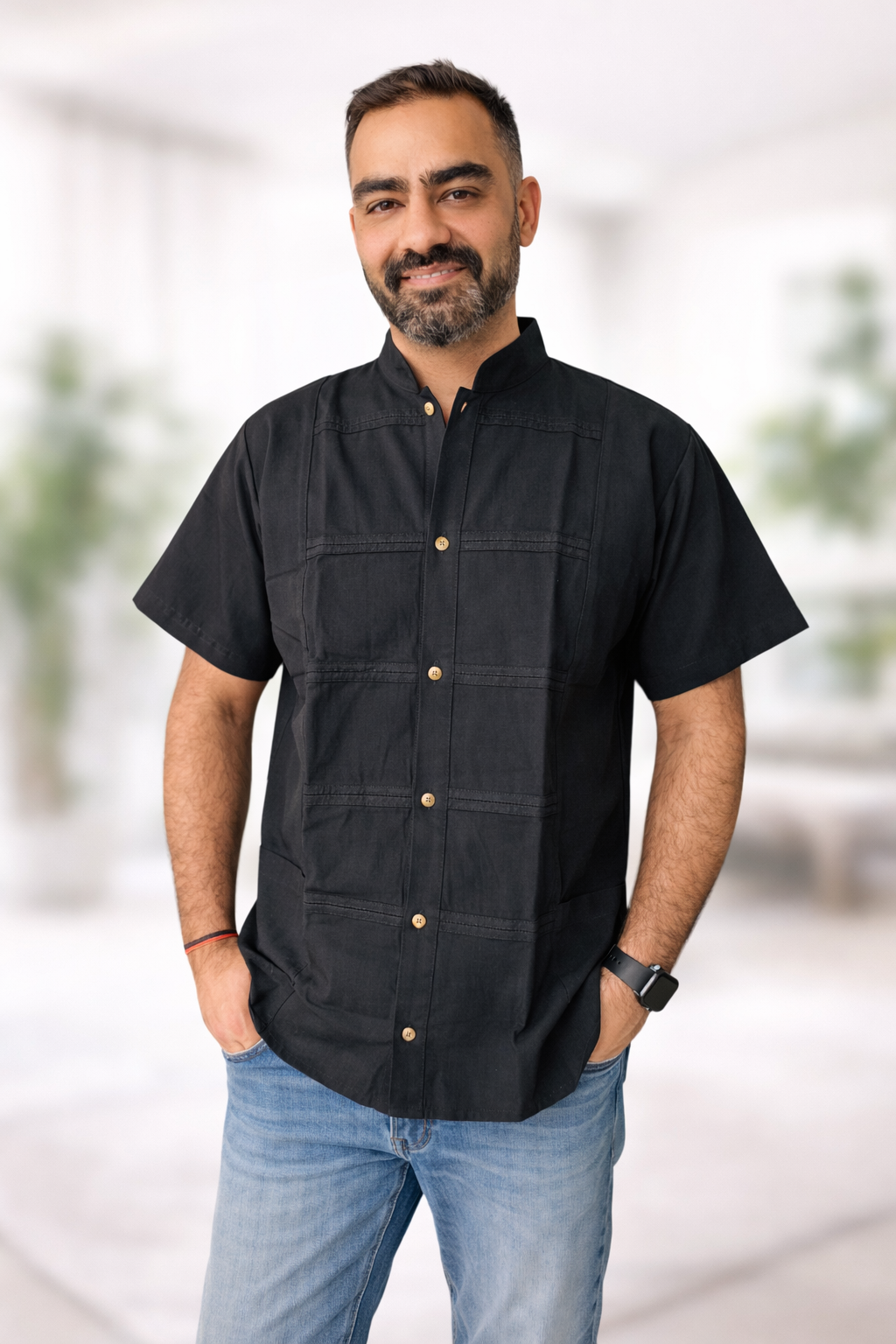 Guayabera Lisa para Caballero