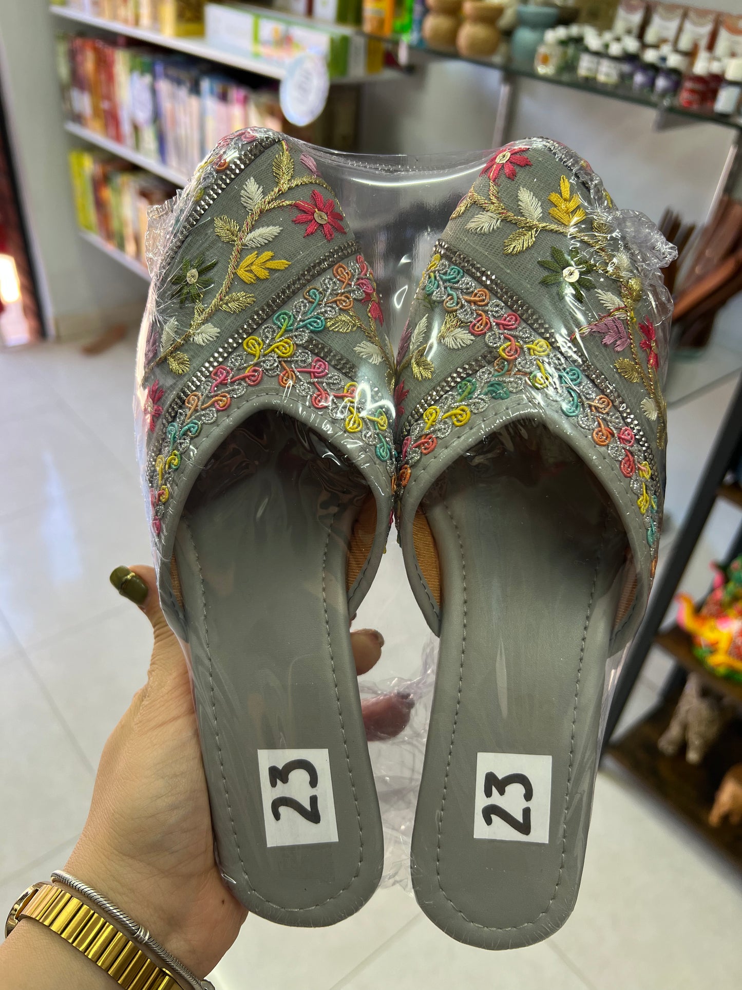 Jooti para Mujeres — Zapatos Estilo Aladino de la India para Dama