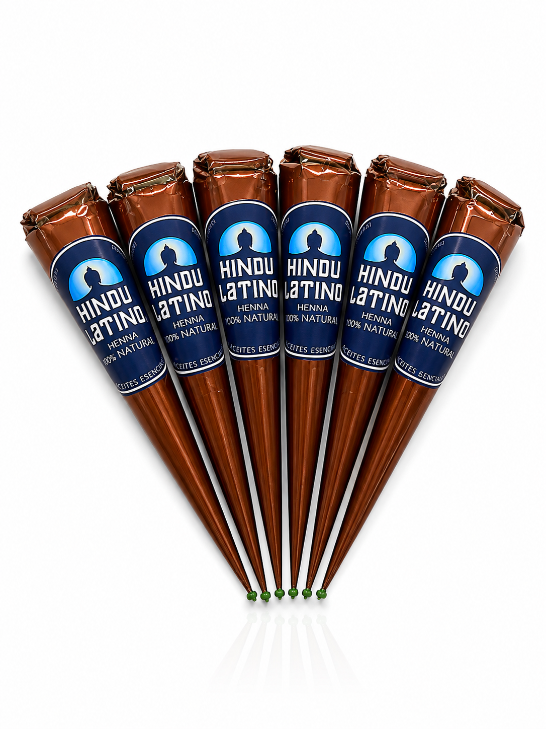 Henna Natural Artesanal para Tatuajes Temporales - 3 Conos de 25g