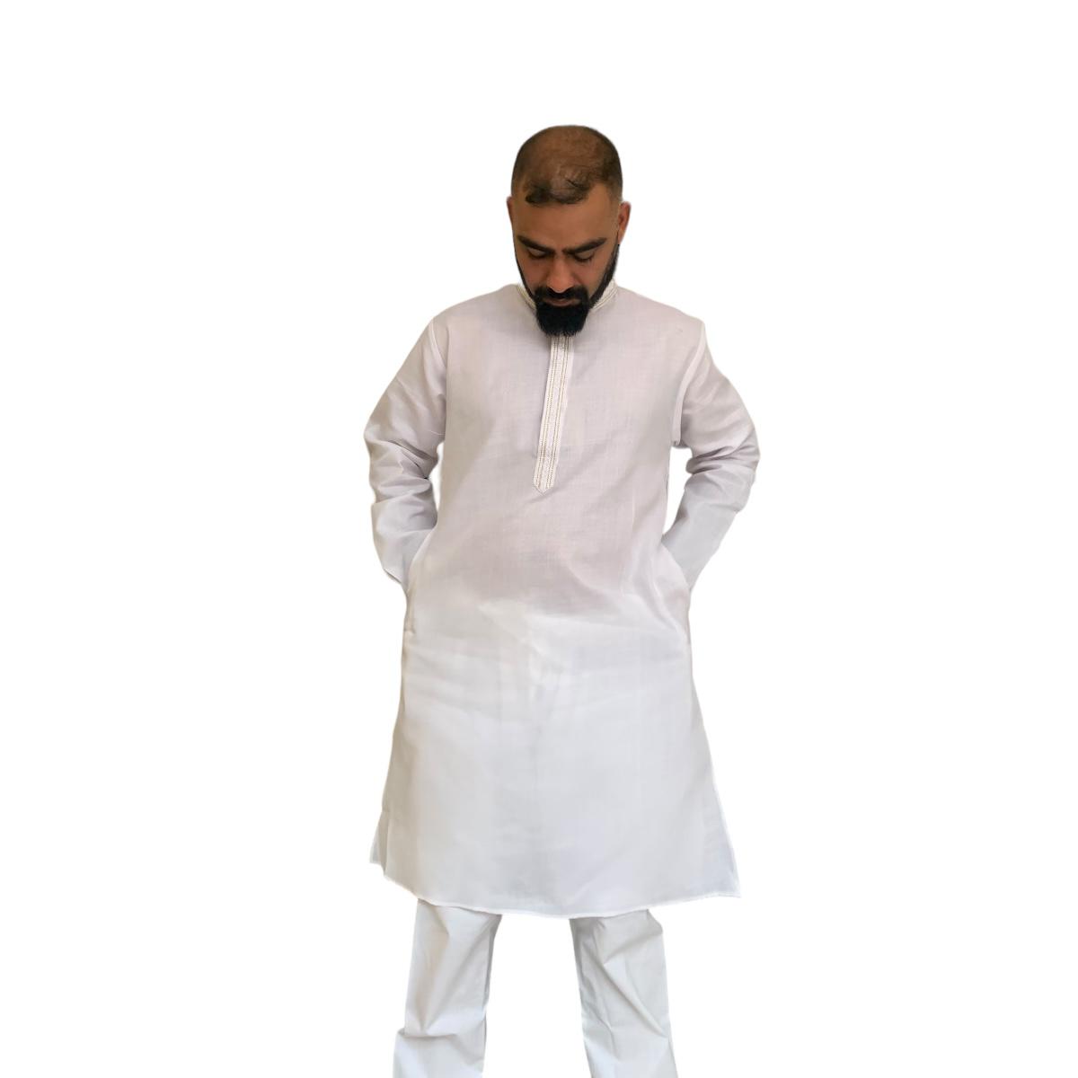kurta-Pajama Tradicional Hindu para Caballeros