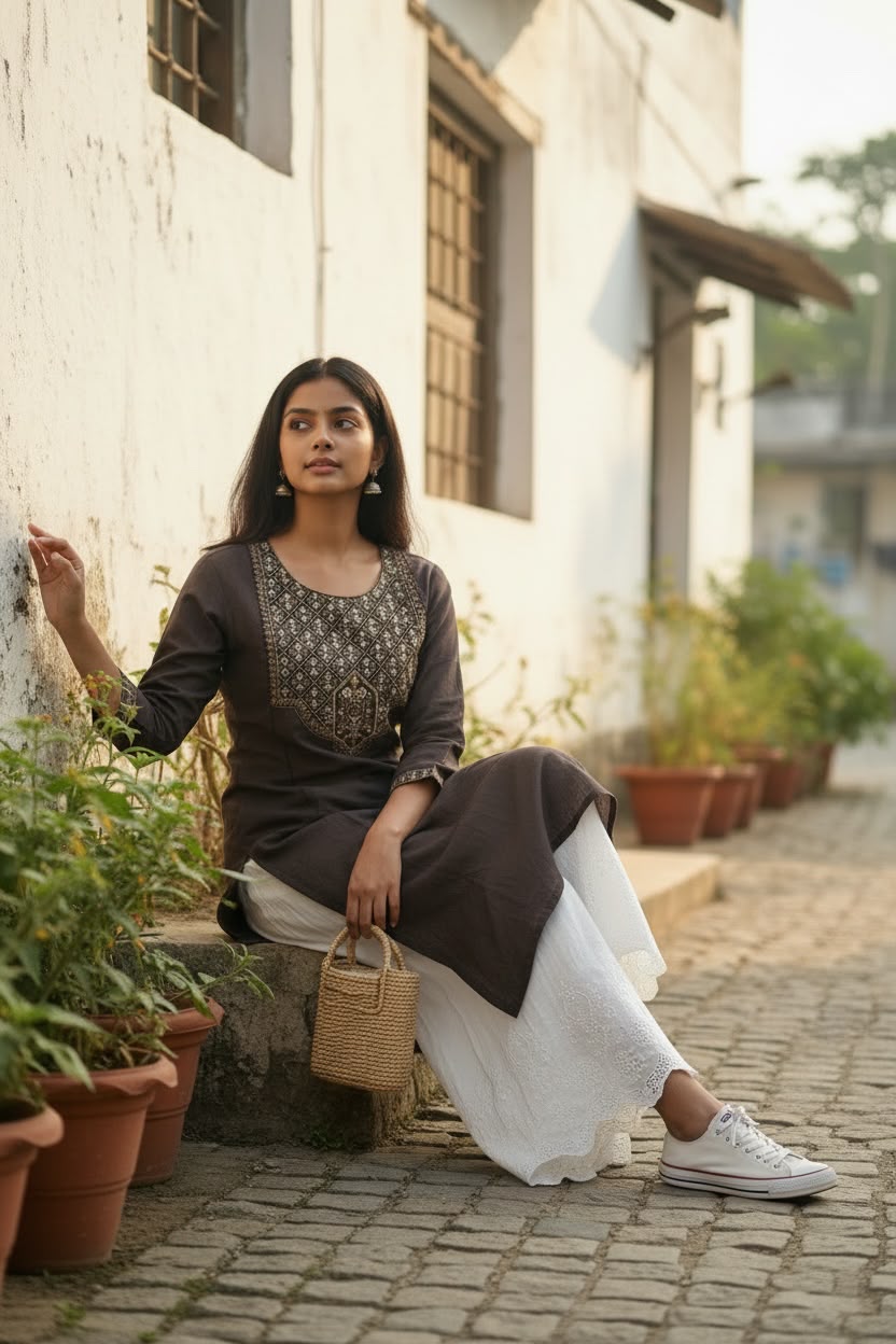 Kurti Hindú - Mumbai Marron