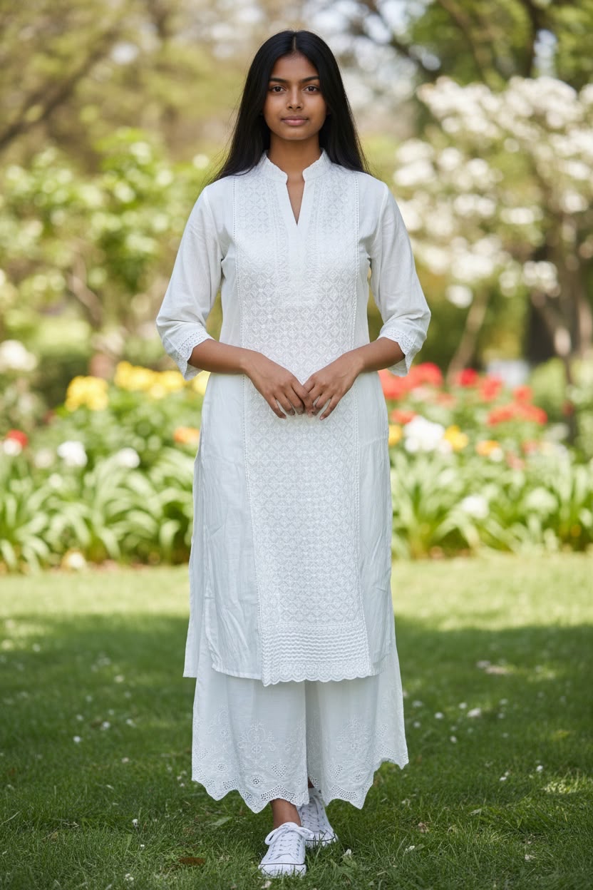 Kurti Hindú Artesanal con Estilo Tradicional y Elegante