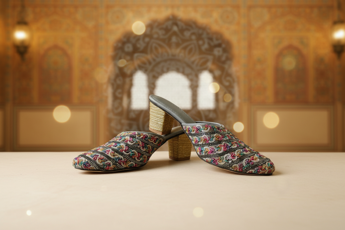Jooti para Mujeres — Zapatos Estilo Aladino de la India para Dama
