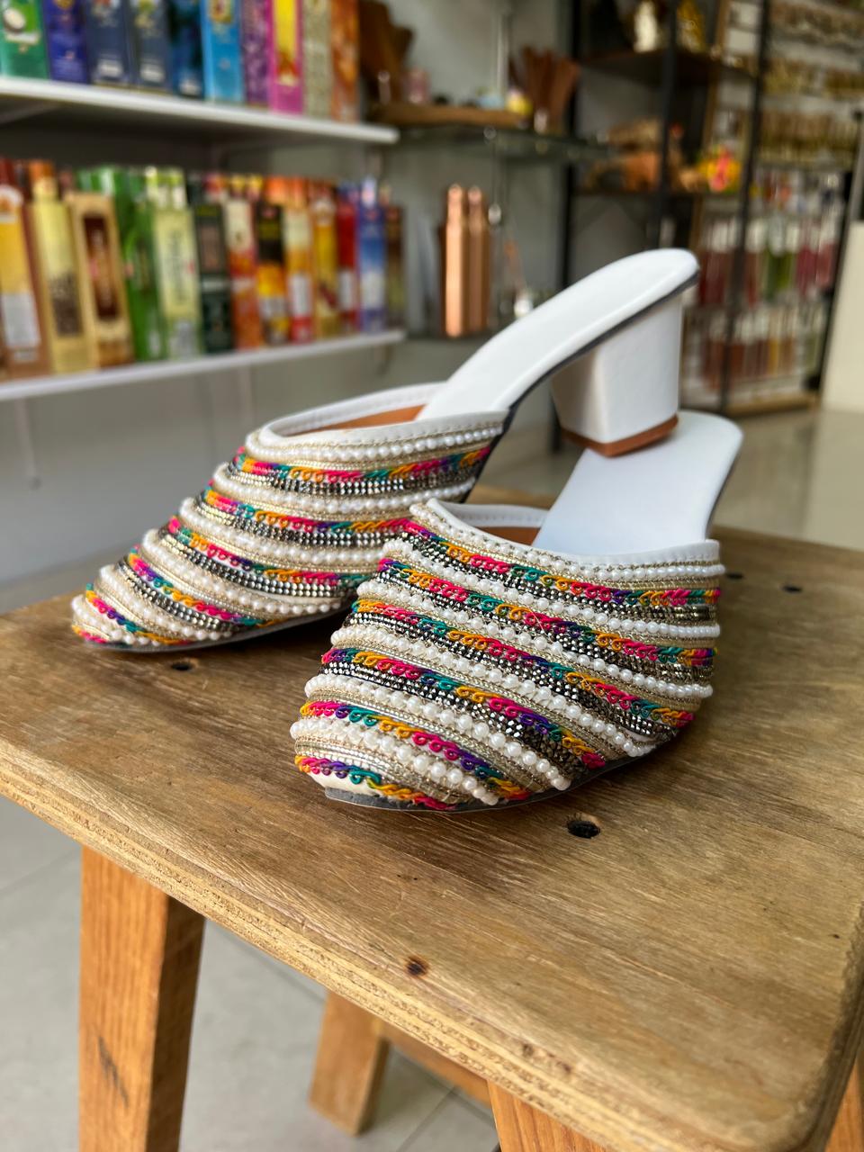 Jooti para Mujeres — Zapatos Estilo Aladino de la India para Dama