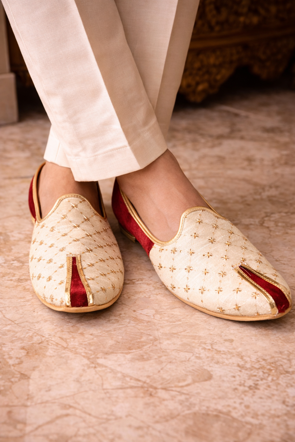 Mojri para Caballeros — Zapatos Estilo Aladino de la India
