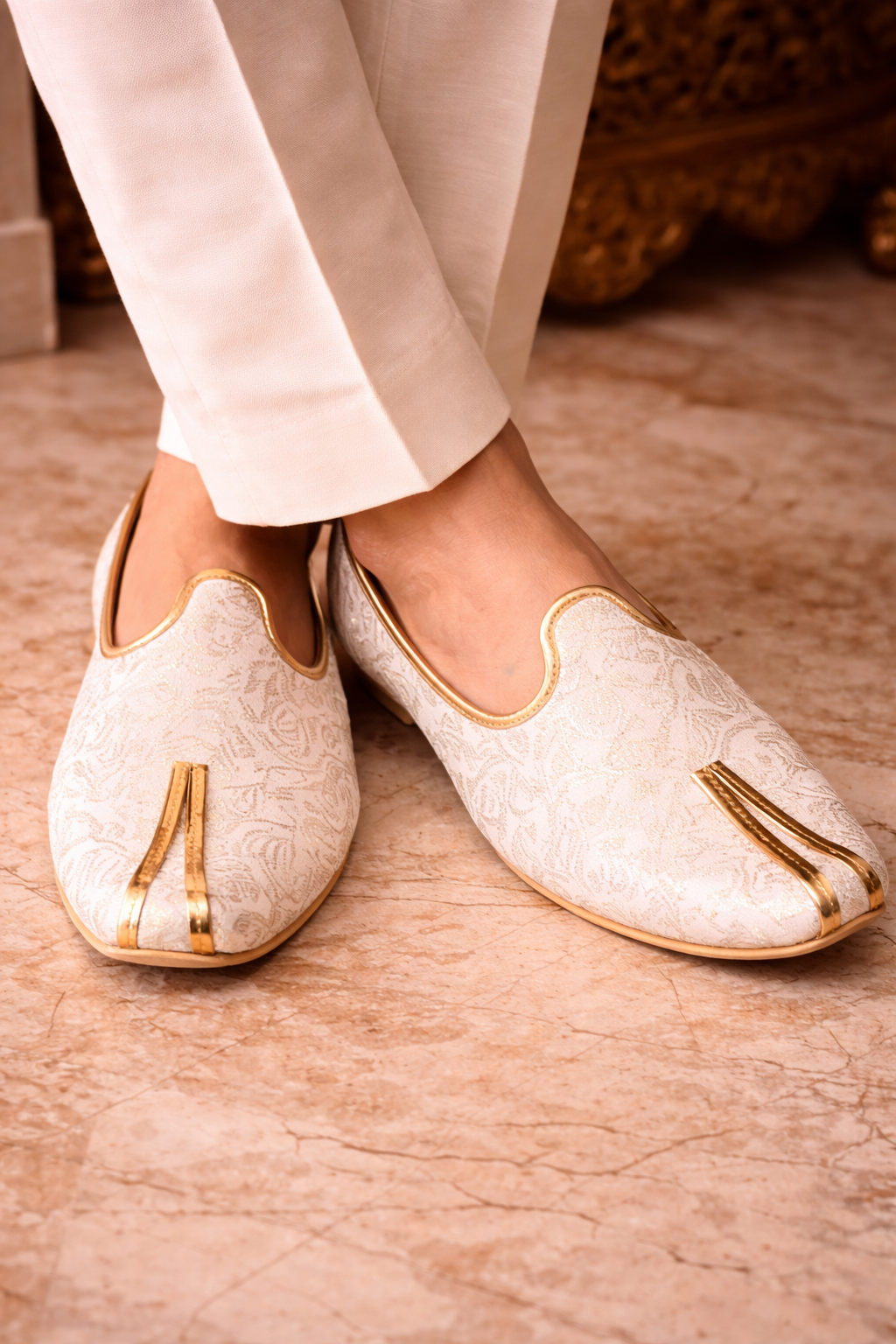Mojri para Caballeros — Zapatos Estilo Aladino de la India