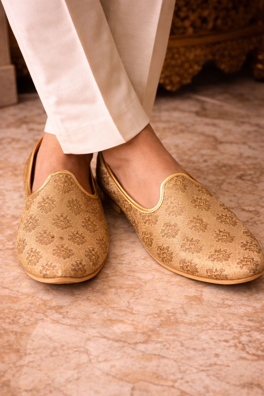 Mojri para Caballeros — Zapatos Estilo Aladino de la India