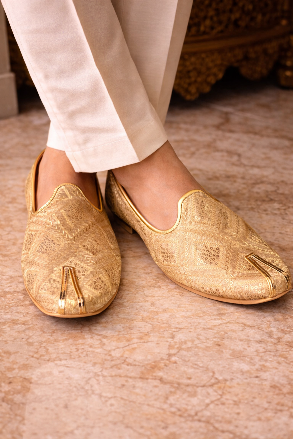 Mojri para Caballeros — Zapatos Estilo Aladino de la India