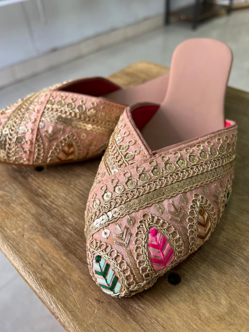 Jooti para Mujeres — Zapatos Estilo Aladino de la India para Dama