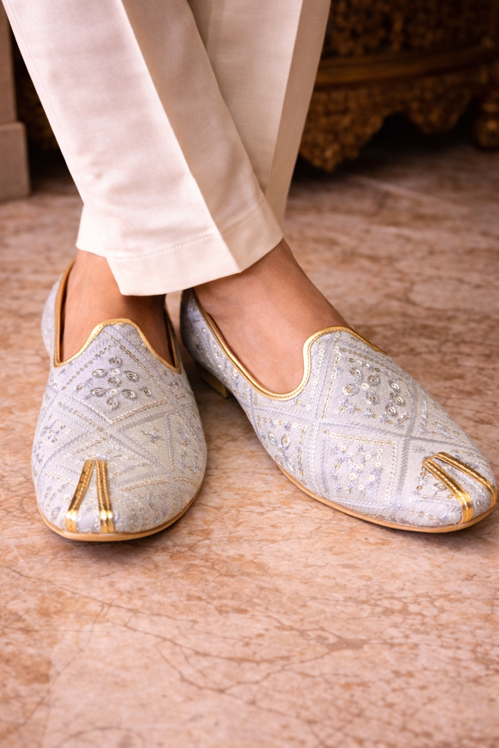 Mojri para Caballeros — Zapatos Estilo Aladino de la India