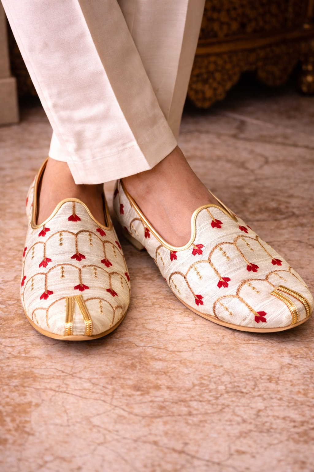 Mojri para Caballeros — Zapatos Estilo Aladino de la India