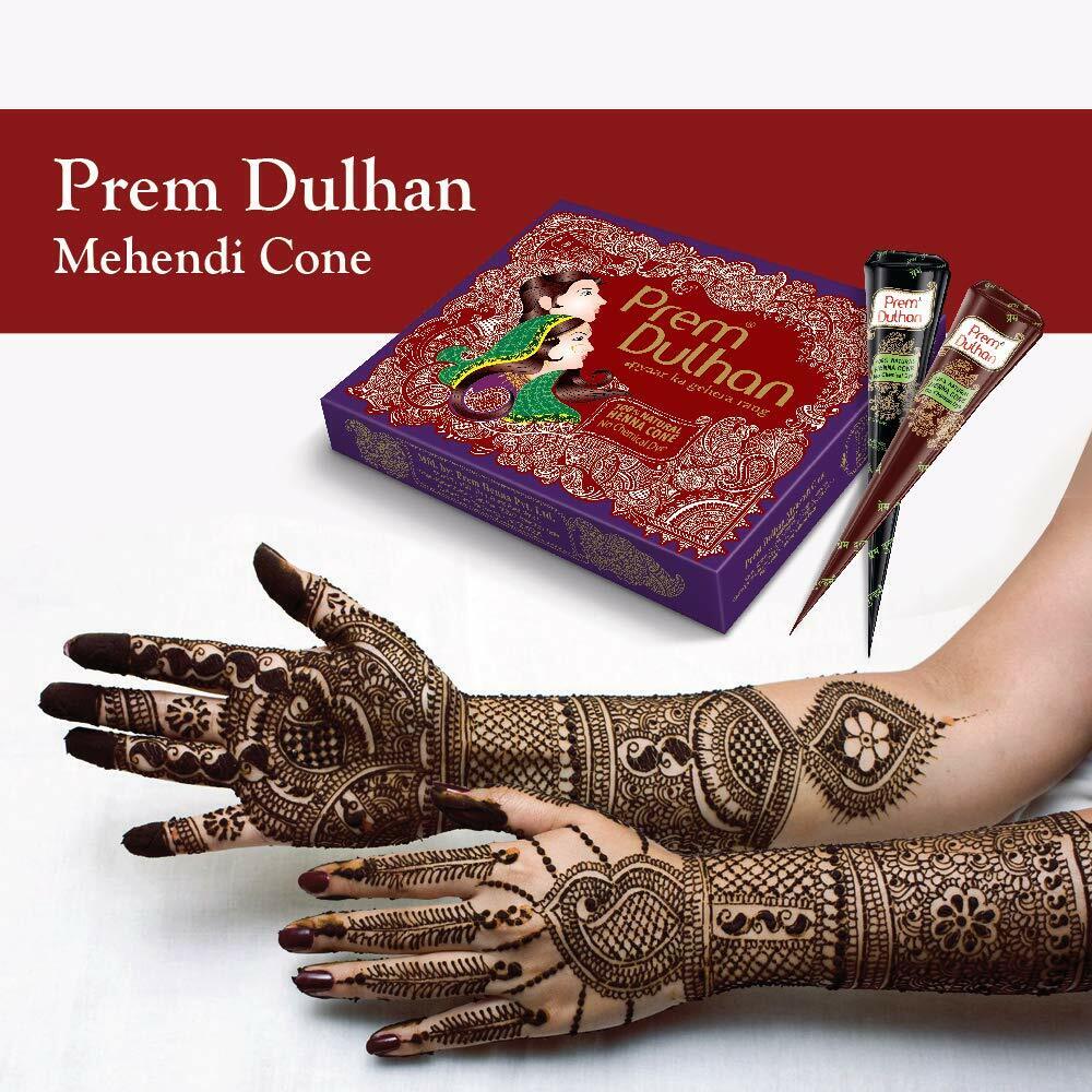 Henna 100% Natural Para Tatuajes (3 Conos)