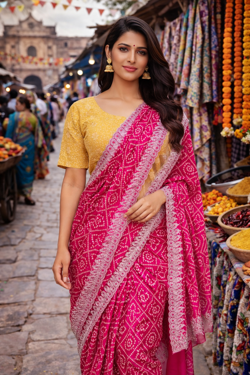 Saree Tradicional Hindú