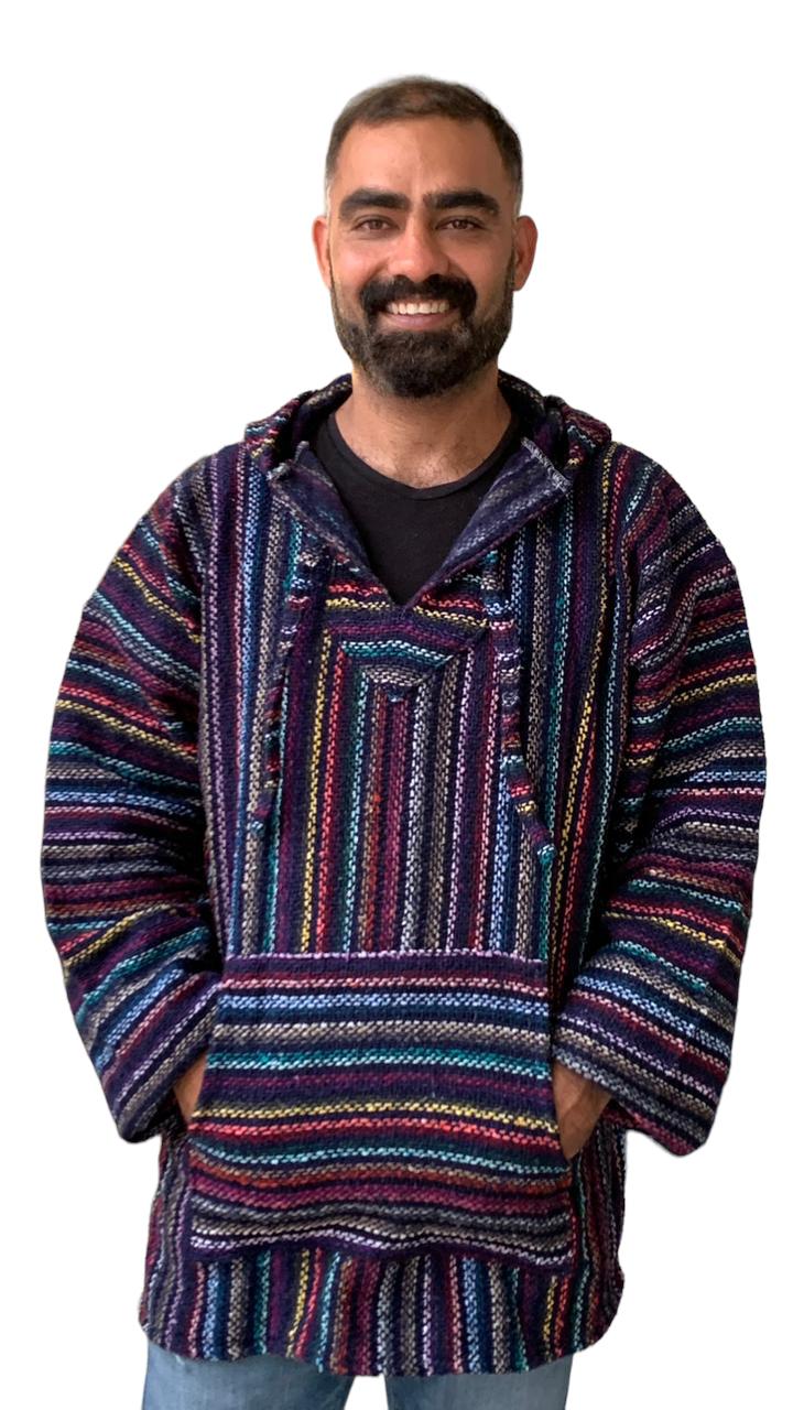 Sudadera Jerga (Poncho Artesanal) CH Morado - Main Image