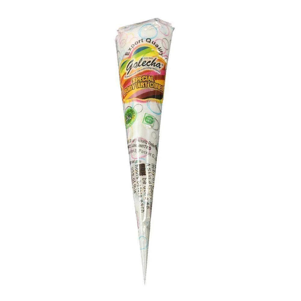 Henna Blanca Para Tatuajes Temporales (5 Conos)