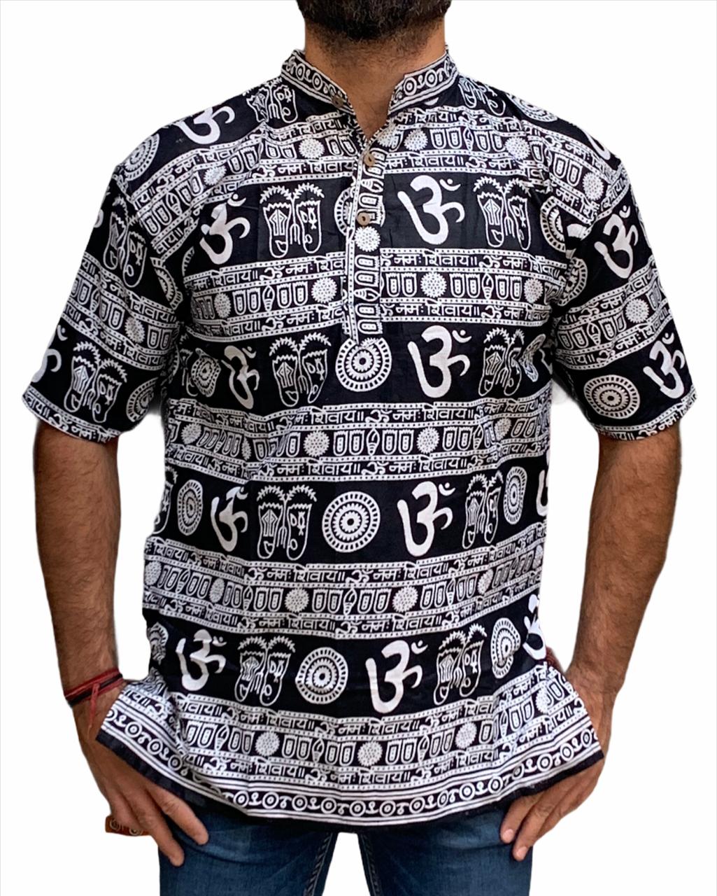 Kurta Om Manga Corta