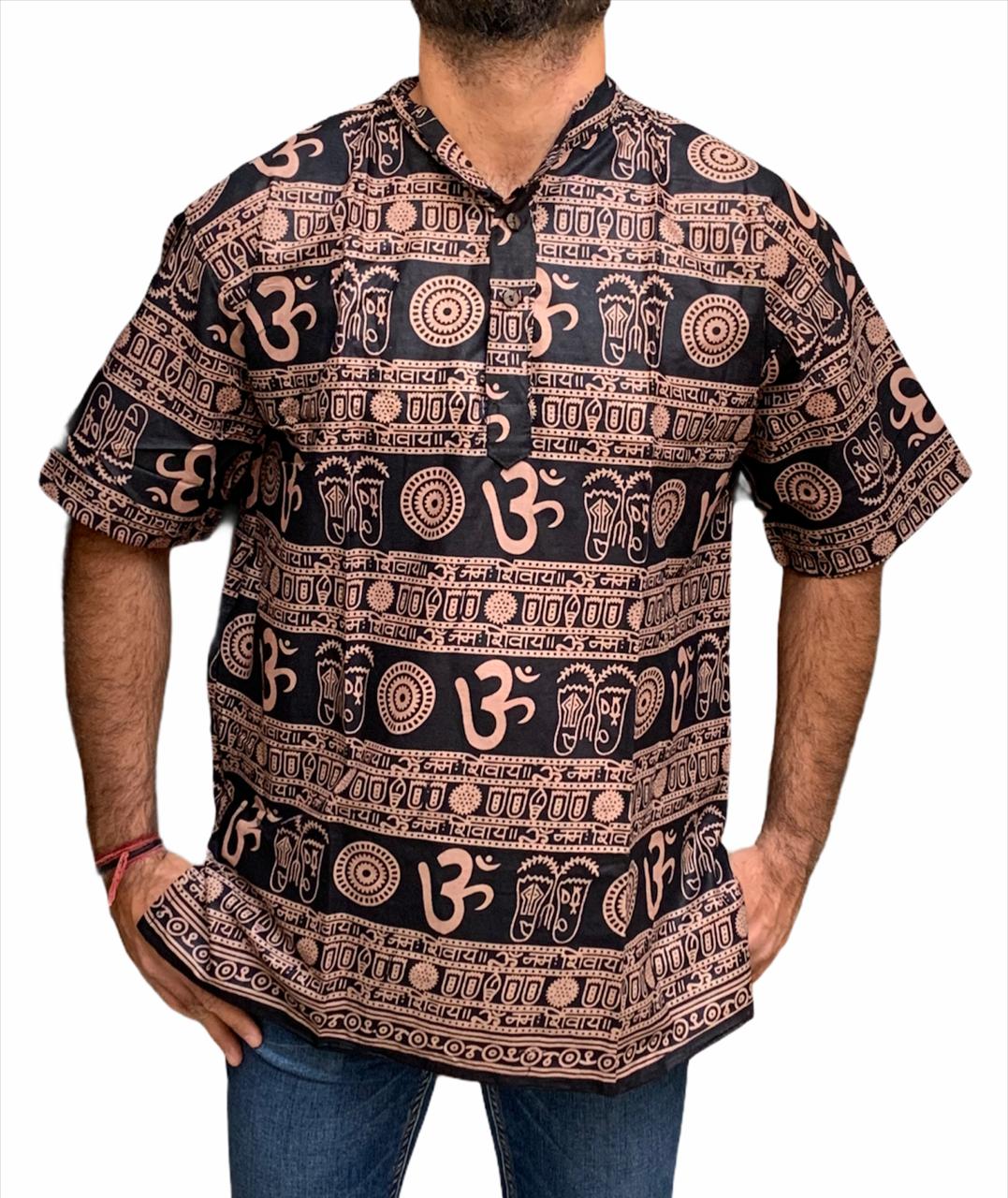 Kurta Om Manga Corta