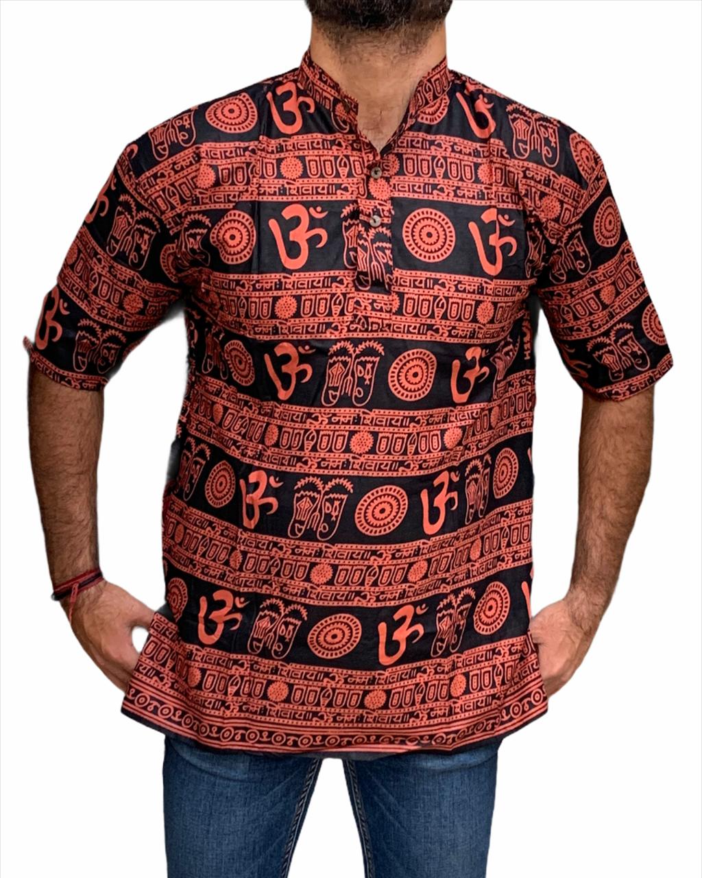 Kurta Om Manga Corta