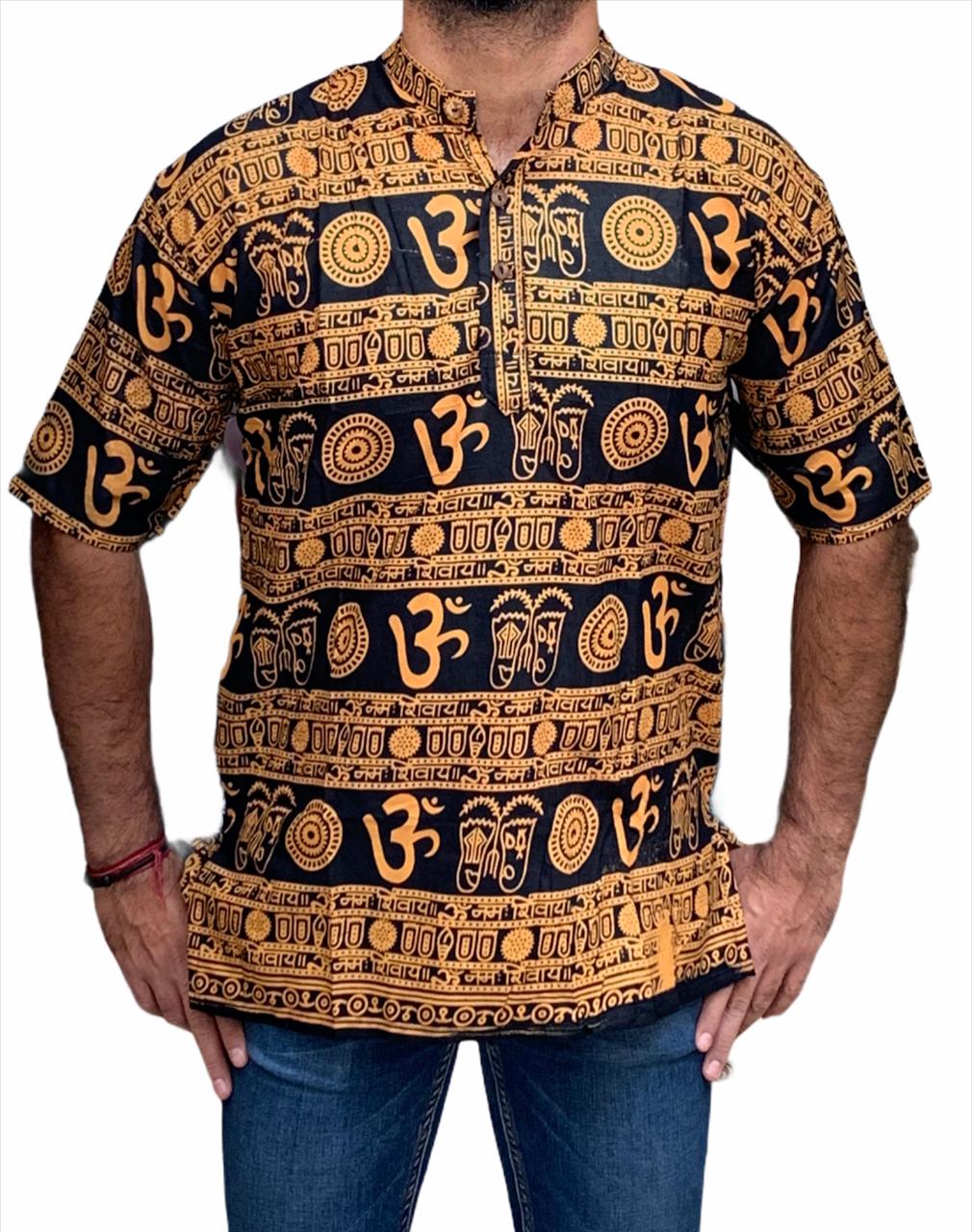 Kurta Om Manga Corta