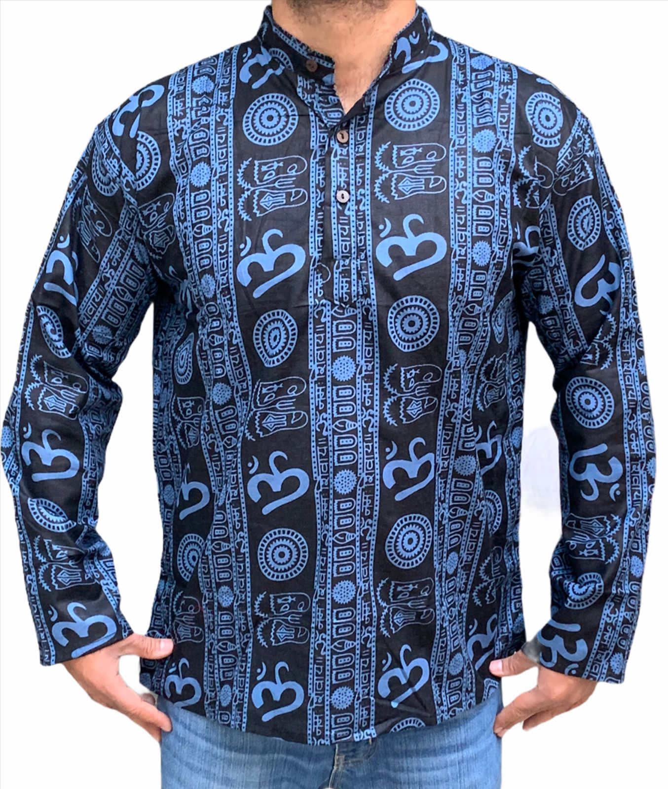 Kurta Om Manga Larga